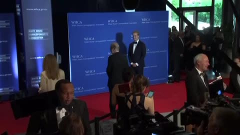 Peter Doocy spotted at the 2023 White House correspondents Association dinner