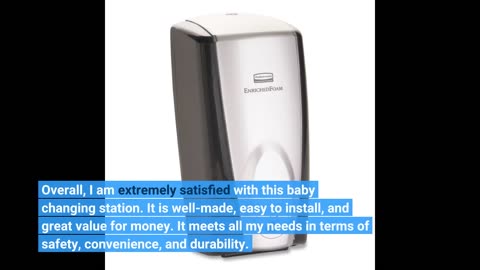 Read Feedback: Rubbermaid Commercial Products Horizontal Baby Changing Station, Light Platinum,...