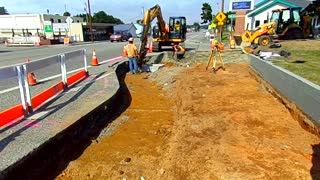 New sidewalks in town: