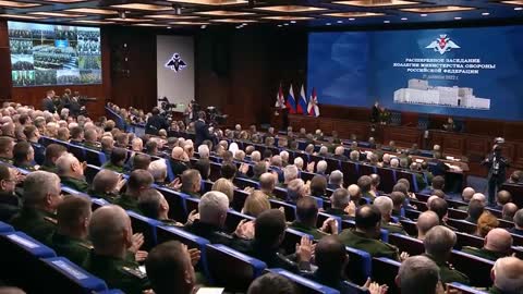 Vladimir Putin - výroční rada ministerstva obrany 1. část
