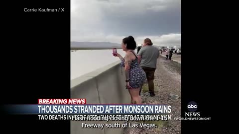 Monsoon rains slam the Southwest |