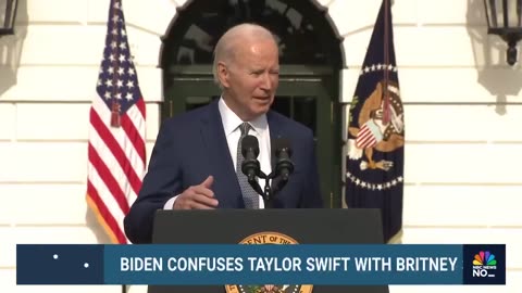 Biden confuses Taylor Swift with Britney Spears in remarks