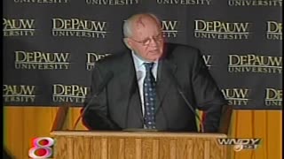 October 27, 2005 - TV Coverage of MIkhail Gorbachev at Indiana's DePauw University