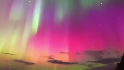 Multi Colored Aurora Borealis
