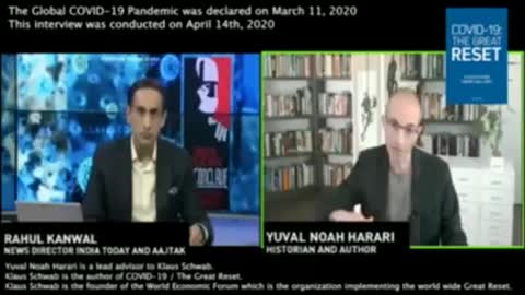 Yuval Noah Harari, Adviser to Klaus Schwab