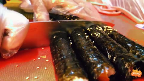 Korean street food is a popular snack in the country's markets.