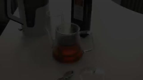 Teekanne 1000 ml Volumen aus Thermoglas Tee Zubereitung