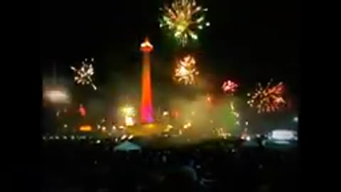 PESTA KEMBANG API 🔥 DI MONAS JAKARTA,🔥 kembang api tahun baru terindah.. Tahun baru 2023, Natal 2023