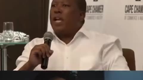 Julius Malema Does Not Mince His Words Regarding Land Re-Distribution in South Africa
