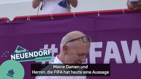 Der DFB knickt ein - nur der Präsident sieht es anders _ WM 2022