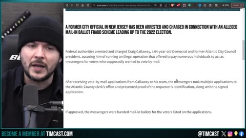 Democrat ARRESTED For Mail In Voter Fraud, 2024 Election AT RISK Over Mail In Voter Fraud