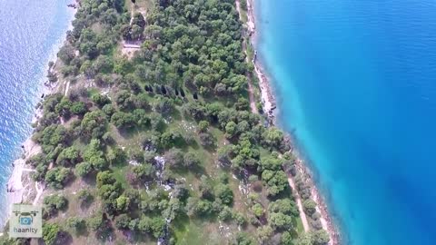 Espectacular filmación con drone de Hermíone, Grecia