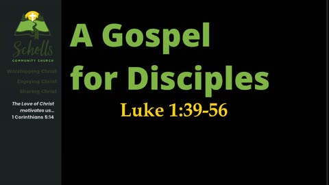 A Gospel for Disciples
