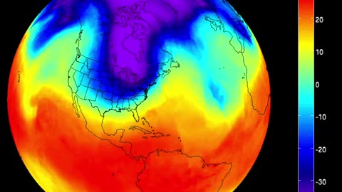 Polar Vortex over U.S.