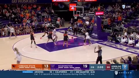 March Madness NCAA | INCREDIBLE BALL! Spectacular play by UW_WBB! | NCAAWBB