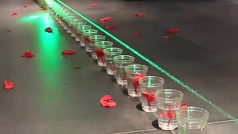 Powerful Laser vs 100 Balloons experiment.