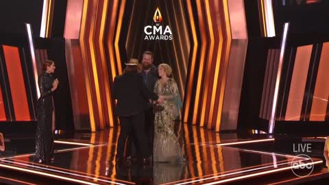 Chris Stapleton Accepts the Award for Male Vocalist of the Year at CMA Awards 2022 - The CMA Awards