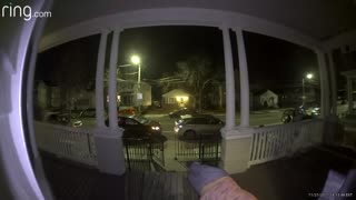 Ring Doorbell Catches Trip on Stairs