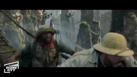 Jumanji The Next Level_ Baboon Attack Bridge Scene (Kevin Hart, Jack Black 4K HD