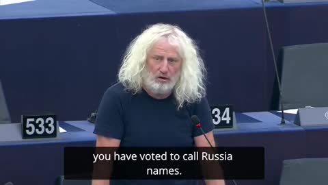 Mick Wallace's MEP Ireland Speech in European Parliament on the resolution Russia is a terrorist state!