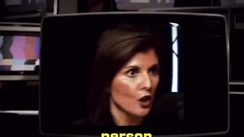 Nikki Haley flip-flopping for a minute straight