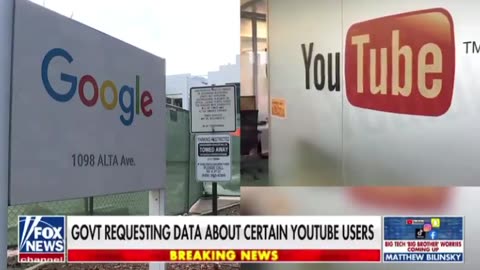 US Gov demanding Google to turn over information on people who watched certain YouTube videos 👮📺👁