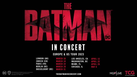 The Batman (2022) In Concert | EU/US Tour Dates 2023