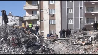 Rescuers keep searching for earthquake victims among collapsed buildings in Adiyaman, Turkey