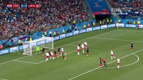 Croatia v Denmark 2018 FIFA World Cup Match Highlights