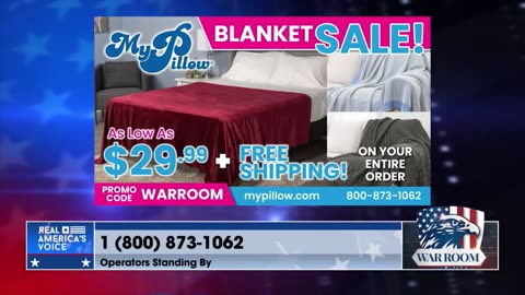 Get WarRoom Specials With Promo Code WARROOM At mypillow.com/warroom