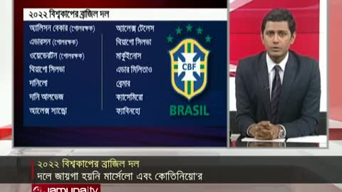 ফিফা বিশ্বকাপ ২০২২ এর জন্য স্কোয়াড ঘোষণা করেছে ব্রাজিল | Brazil World Cup Team