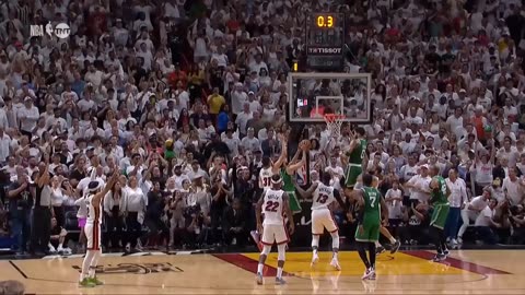 Derick White Hit Insane Buzzer Beater Game Winner in Game 6 Vs Heat to Force in Game 7