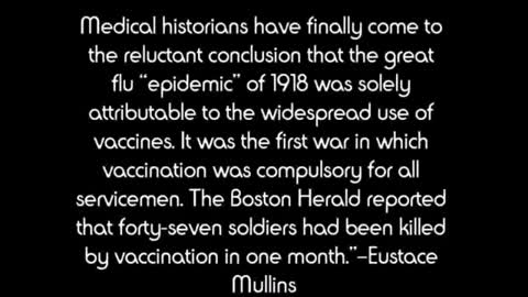 The Spanish Flu Cover-Up. It was the VACCINE that KILLED People 💉🛑