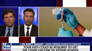 CDC Could Make COVID Vax Mandatory for Kids: Tucker and Dr. Makary Respond