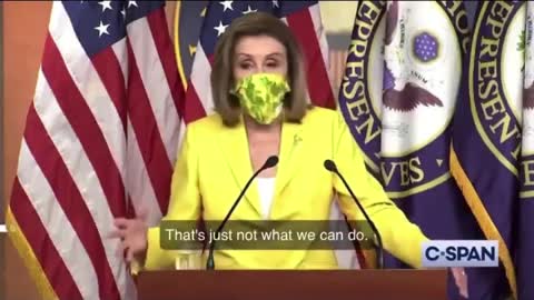 Nancy Pelosi admits they can not force people to be vaccinated