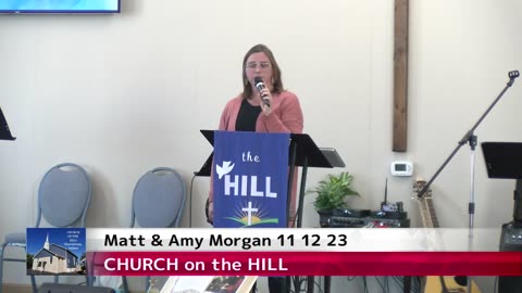 AMY MORGAN gives a powerful Word at Church on the Hill Harrodsburg IN 11 12 23