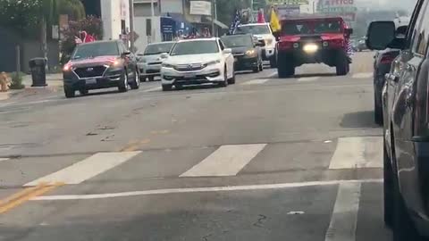 LA Ventura Blvd MAGA Parade