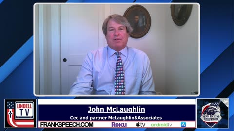 John McLaughlin Highlights The Trump Lead Over Biden Currently In The Polls