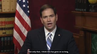 Rubio comments on Eric Holder contempt