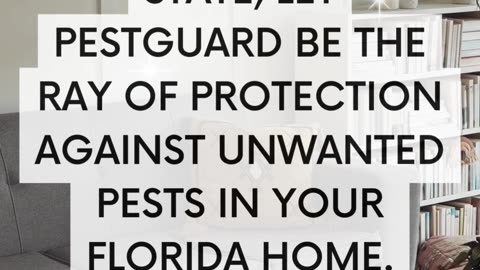 Let Pestguard be the ray of protection against unwanted pests in your home