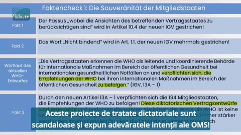 Apel internațional la trezire: OMS plănuiește lovituri de stat insidioasă în 194 de țări!