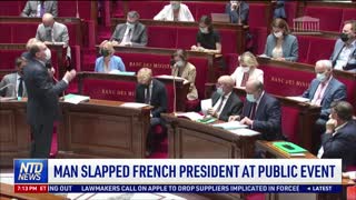 Man Slapped French President at Public Event