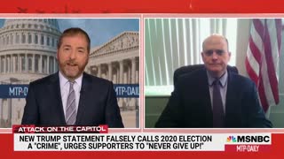 Chuck Todd Grows Heated With Republican Guest on Jan. 6 Anniversary for Still Supporting Trump