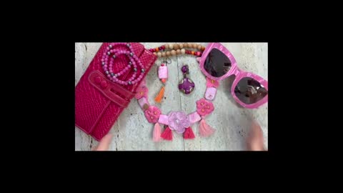 Make a Unique Necklace 'Rosus' Set With Recycled Materials | How to Wear | Fashion Inspo | #shorts