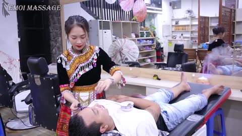 [2-1] A sample of the innocent, personality Vietnamese barber shop that men love