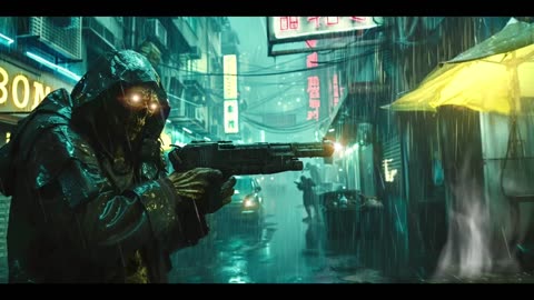 Zombie with a Shotgun Blade Runner Theme Vibes #33