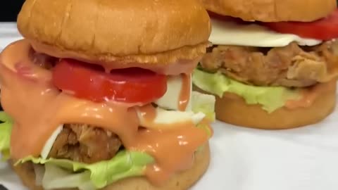 Chicken Burger 🍔 recipe