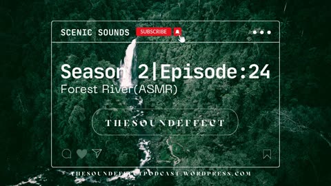 Scenic Sounds | Season 2: Episode: 24 | Forest River (ASMR) #asmr #naturesounds #asmrsounds