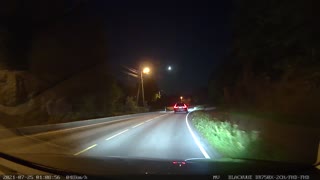 Meteorite Spotted From Motorway