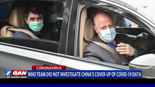 WHO team did not investigate China's cover-up of COVID-19 data